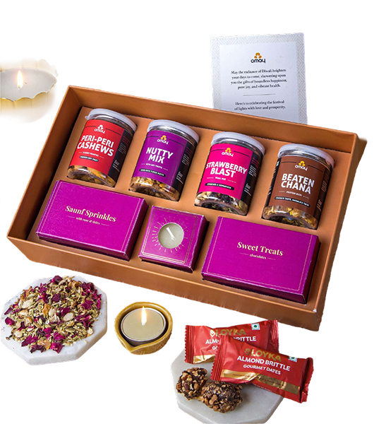 Omay Goodness Inside Diwali Gift Box