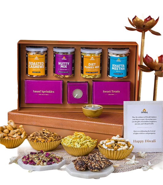 Omay Balanced Binge Diwali Gift Box